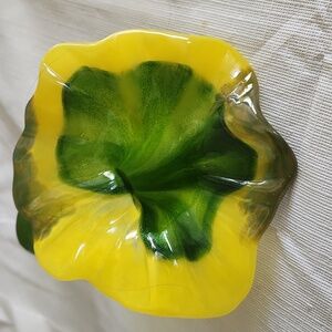 Blown Glass Flower Sculpture USA Artist ,  Handmade